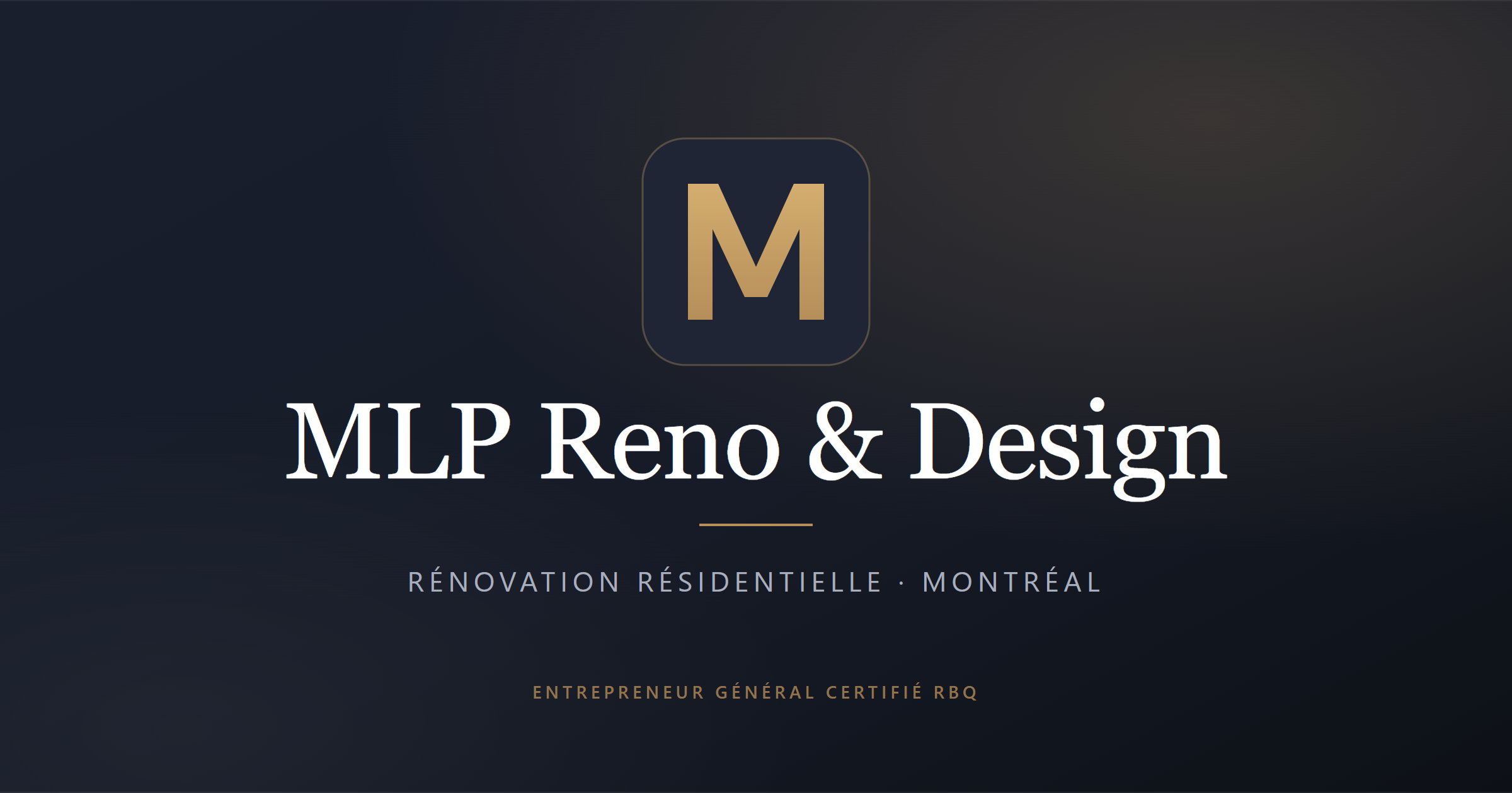 Mt Reno Design MLP Reno & Design | Rénovation Résidentielle Montréal | Entrepreneur ...